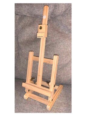 Daler Rowney Mini Table Display Easel For Up To 12 Inch Canvas Light Wood